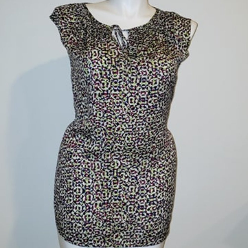 Liz Claiborne Sleeveless Tank Top - Business Casual - Multi Colored